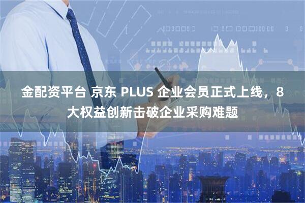 金配资平台 京东 PLUS 企业会员正式上线，8大权益创新击破企业采购难题